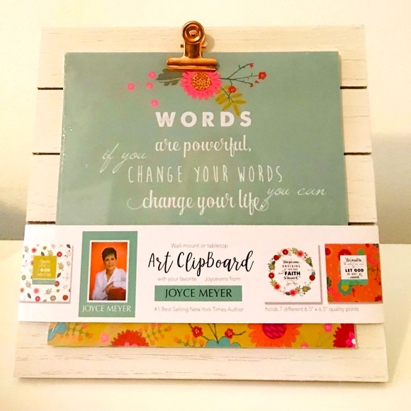 COPY - Clipboard 'Words are Powerful..." by Joyce Meyer Art - Picture 2 of 2